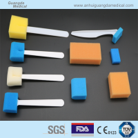 Medical Disposable plastic Applicator-Brush-Sponge Stick-Sponge